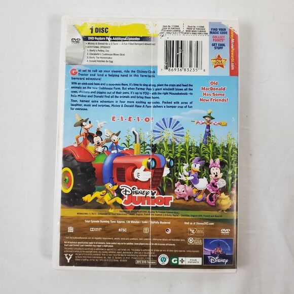 Mickey Mouse Clubhouse Mickey & Donald Have a Farm DVD - Picture 3 of 3